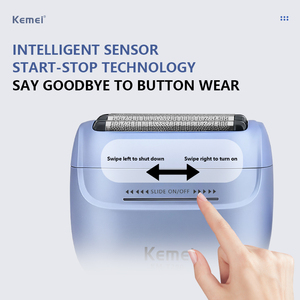 <span class=keywords><strong>Afeitadora</strong></span> Eléctrica Mini KEMEI Km-T290 para Hombre, 800mAh, 8500 RPM, Recargable, IPX7, Cuchilla Magnética, Sensor Inteligente, Maquinilla de Afeitar <span class=keywords><strong>Masculina</strong></span> de Moda - Product Image 4