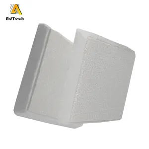 Placa de filtro de espuma de cerámica de aluminio, mullita, porosa