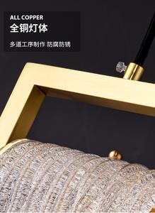 Lámpara Colgante Moderna de Cristal con Cascada de 1 Luz para Dormitorio <span class=keywords><strong>y</strong></span> Sala de Estar - Product Image 6