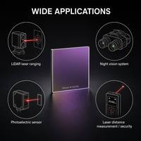 Filtre passe-bande IR 905 nm, largeur de bande 20 nm, verre optique OD4, blocage pour télémètre laser et capteur de distance