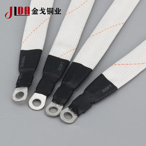 Изолированная гибкая медная оплетка, высокопрозрачная Гибкая заземляющая трубка, плоский плетеный разъем для электрического оборудования - Product Image 5