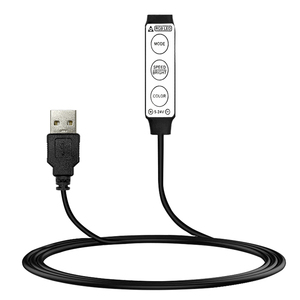 Usb LED Light Strip điều khiển 5 V 5050 <span class=keywords><strong>RGB</strong></span> IR RF từ xa điều khiển không dây IP65 đánh giá 17-24 Key từ xa cho dải ánh sáng 5 V - Product Image 2