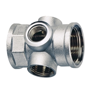 Connettore Intermedio Cromato 1 Pollice per Raccordo Idraulico per Giunzione Tubi - Product Image 1