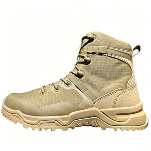 TSB4 Khaki brownTactical <b>Boots</b> Men High Top Nylon Breathable Outdoor <b>Hiking</b> Mountaineering Shoes All Seasons Beige Wholesale - Product Image 1