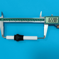 Electrodo de Encendido para Caldera de Cerámica, Sensor de Llama de Cerámica de Alúmina, Sonda de Alta Temperatura 1/2 NPT para Sistemas de Calefacción y Hornos