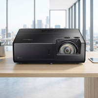 Proyector Láser de Tiro Corto Profesional Optoma ZU507TST WUXGA de Alto Contraste Compatible con HDR para Proyectos Comerciales
