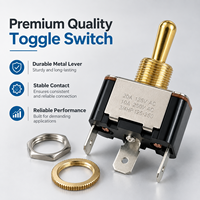 Interrupteur à bascule série KN3A KN3A 102 AP M RS 2 broches SPST Contact argenté 10A 250VAC IP40 OEM Personnalisation disponible