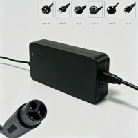 Chargeur 58.8V2A avec entrée 100-240V pour batterie Li-ion 52V, certifié CE, éclairage LED, garantie 24 mois, Kugoo KuKirin G3/G2