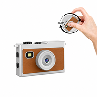 Appareil photo numérique portable mini DC50S 2K, objectif rotatif CMOS 5MP, gyroscope au bout des doigts, jouet pour enfants, partage MicroSD Android OTG