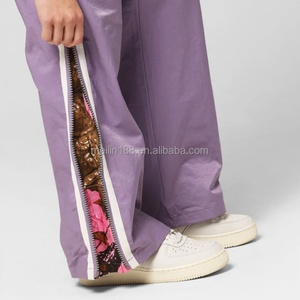 Nylon Pants Custom Manufacturer Casual Waterproof Outdoors Polyester <b>Trouser</b> Lightweight Side Zipper Tree Camo Nylon Track Pants - Product Image 2