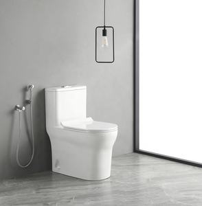 Inodoro Blanco, Inodoro de Pie, Inodoro de Baño, Inodoro de Una Pieza para Niñas - Product Image 4