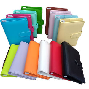 2025 vente en gros Macaron A5 cuir anneau planificateur liant B5 6 anneaux spirale <span class=keywords><strong>travail</strong></span> Agenda budget argent organisateur PU cuir Macaron - Product Image 4