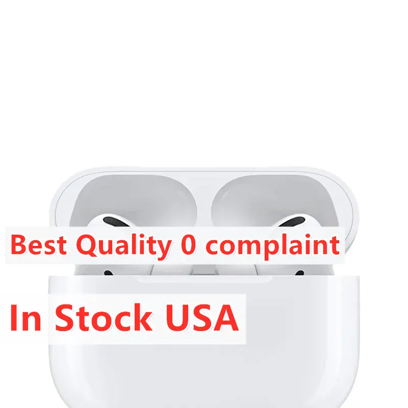 IN STOCK USA Best quality with Appled Logo Box Noise Cancel 1:1 airpodding Pro Gen 2 Air 3 Wireless Earphone Air Podding Pro 3