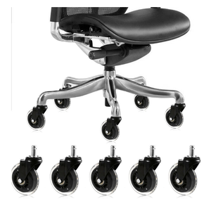 75mm PU tekerlekler yarım şeffaf PVC silikon ofis koltuğu tekerlekler mobilya oturma odası için uygun tekerler - Product Image 6