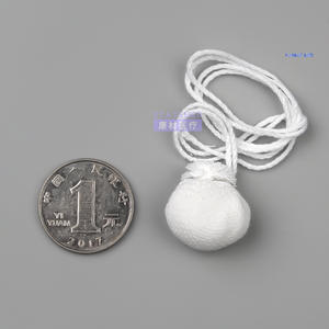 Statedmed Boule de coton avec fil, pansement stérile pour usage vaginal, blanc, 1 petit paquet - Product Image 1