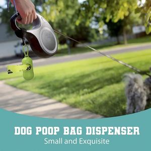 (15 sacs/rouleau) Sacs à déjections pour chiens et chats, sacs à déchets pour animaux de compagnie, couleur unie, biodégradables, épais, sacs de collecte de déjections pour animaux - Product Image 6
