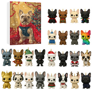 Caja de calendario de Adviento de acrílico de perro personalizado con cajones | Organizador de exhibición de caja de regalo de <span class=keywords><strong>cuenta</strong></span> regresiva de Navidad colgante reutilizable - Product Image 5