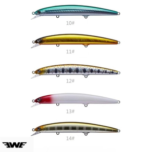 EWE Tyrant II 13G 17G S-115F S-125F Señuelo de pesca de lanzado largo tipo Mino para lubina y pescado de arroz, placa de hierro tipo lápiz - Product Image 1