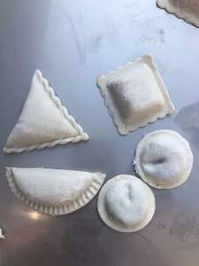 Máquina eléctrica para hacer masa de gran tamaño, prensadora de masa Empanada personalizada, comercial, <span class=keywords><strong>colombiana</strong></span>, semiautomática, comercio británico, dumplings - Product Image 4