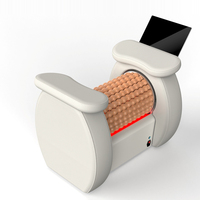 Appareil professionnel de massage par rouleaux à billes internes pour la réduction de la cellulite, le drainage lymphatique et l'amincissement corporel (Endo-thérapie)