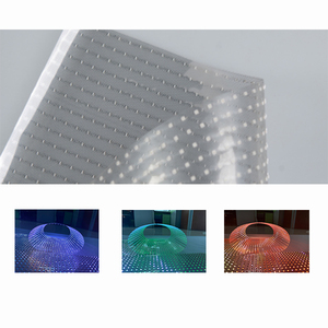 Film LED transparent adhésif P3.9-7.8 Mur vidéo LED Film mince Écran d'affichage Film flexible adhésif Affichage LED - Product Image 4