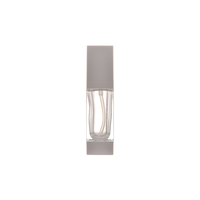 Flacon pulvérisateur de parfum en verre borosilicate vide de 15 ml, forme carrée, blanc, contenants cosmétiques scellés pour usage industriel