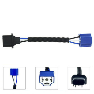 H4 To H13 <b>Adapter</b> Cable For LED Headlight Conversion <b>Plug</b> In Connector PVC Material - Product Image 3