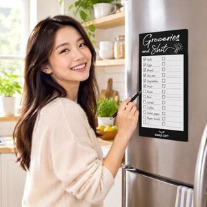 Bloc-notes magnétique personnalisé imprimé et laminé, auto-adhésif, 100 feuilles, pour usage promotionnel, liste de choses à faire quotidienne, planificateur d'achats d'épicerie - Product Image 6