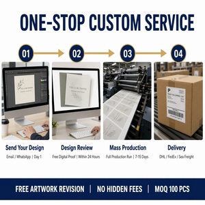 Custom Logo <b>Printed</b> Translucent Tracing <b>Paper</b> Sheet Any Size Tissue Vellum <b>Paper</b> for Clothing Brand Gift Packaging Wrap - Product Image 4
