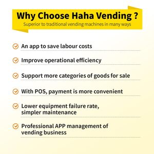 Haha bán hàng tự động ai thông minh lấy đi Combo không dùng tiền mặt thanh toán ứng dụng điều khiển máy bán hàng tự động cho văn phòng trường phòng tập thể dục 542 Pro - Product Image 5