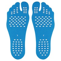 Semelles adhésives invisibles antidérapantes pour pieds nus, protection cutanée pour la plage et la piscine, style Nakefit