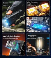 Linterna LED de Emergencia Impermeable con Generación de Energía por Presión Manual, Batería 18650, 350 Lúmenes, Distancia de Haz de 100-200m, Portátil