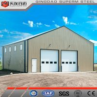 Structure en acier préfabriquée Boutique Bâtiments Kits Prix Stockage Atelier Entrepôt Tracteur Garage Voiture