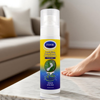 FDOB Spray anti-démangeaisons rapide pour le pied d'athlète, formule antifongique à l'aloe vera, combat les odeurs, hydrate les pieds secs, peaux sensibles, rafraîchissant