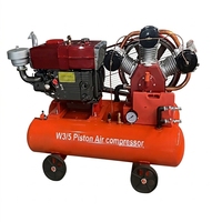 Compresseur d'air diesel haute capacité 3m3/min W3.0/5 |   Compresseur à piston portable de 200 L avec moteur diesel S1115