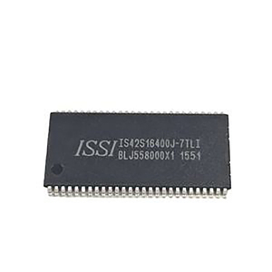 Original ISSI IS42S16400J-7TLI 64Mbit 143MHz SDRAM IC 54-TSOP II Obsolète - Product Image 1