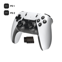PS1/PS2 console de jeu moteur unique double vibration 2.4G contrôleur de jeu sans fil