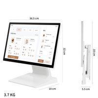 PSJ8500 Système de Caisse Enregistreuse PLV Tactile Pliable Personnalisé 15,6 Pouces OEM pour Restaurant