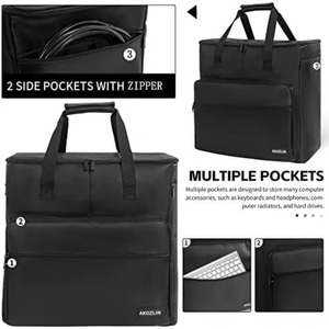 Muestra gratuita de estuche personalizado para computadora, bolsa de transporte acolchada para transportar torres de computadora y chasis de PC - Product Image 4