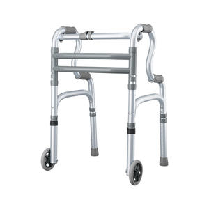 Hot Product Aluminum Lightweight Adult Elderly Folding Rollator <b>Walker</b> <b>With</b> <b>Seat</b> - Product Image 5