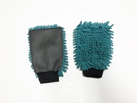 Gant de lavage de voiture en microfibre double face chenille coloré, fabriqué par une équipe technique excellente pour la maison