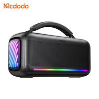 Haut-parleur portable Mcdodo 898 ZENO BassBoost 2 avec grand haut-parleur de 60 mm, son stéréo, V5.4, étanche IPX5, charge rapide USB-C 4000 mAh