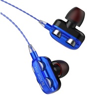 Headset A4 Harga Murah 3.5mm Headphone Sport Jack Adapter Kabel In-ear Earphone Dengan Mikrofon untuk Ps4