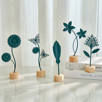 Scandinavische stijl moderne eenvoudige ijzeren metalen handgemaakte zonnebloemdecoratie voor thuis, woonkamer, entree, wijnkast
