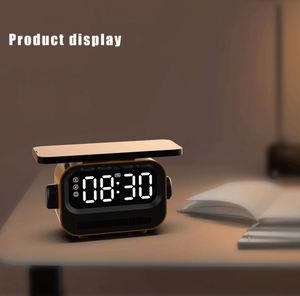 Jedi bán buôn ánh sáng âm nhạc di động sạc không dây với Loa LED ánh sáng và sạc đồng hồ - Product Image 5