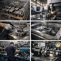 Unité hydraulique électrique 800 V à simple action pour plateforme élévatrice, remorque et système de benne basculante