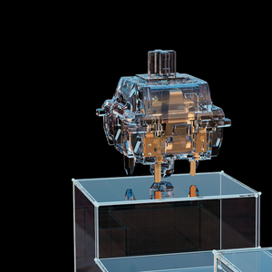 GATERON 2023 New North Pole 2.0 jaune sans anneau en caoutchouc à trois couches 50g DIY 5 pin hot swap mechanical keyboard switch - Product Image 6