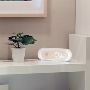 Lumière à détecteur de mouvement infrarouge pour le corps humain avec batterie rechargeable intégrée, horloge, lumière intelligente pour la maison - Product Image 4