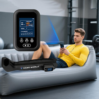 Bottes de compression d'air rechargeables à 6 chambres MF-8531-6B pour une relaxation musculaire profonde