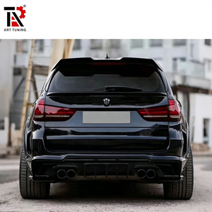 Aileron arrière en fibre de carbone pour pare-chocs de voiture BMW F85 X5M F15 2013-2019 – Fibre de carbone humide - Product Image 3